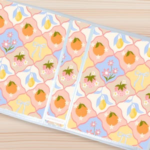 Sticker Storage Album | Tutti Frutti | 8 x 6 Sticker Album for Loose Sheets, Sticker Organizer