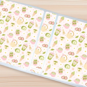 Sticker Storage Album | Matcha 8 x 6 Sticker Album for Loose Sheets, Sticker Organizer