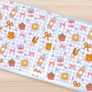 Sticker Storage Album | Brunch | 8 x 6 Sticker Album for Loose Sheets, Sticker Organizer