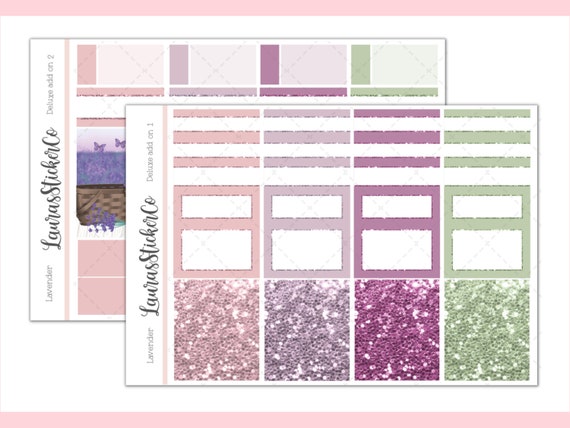 Girl Box Easter Bunny // Glitter Header Add Ons Functional Stickers Spring Weekly Planner Sticker Kit Washi Stickers Erin Condren