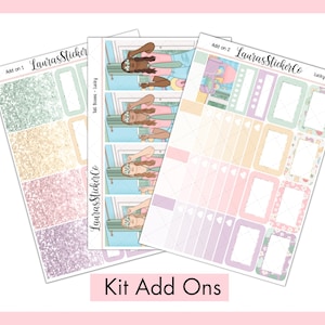 Weekly Sticker Kit Add Ons | Planner Stickers | Erin Condren Kit, Vertical Sticker Kit, Anytime Sticker Kit, Spring Kit | Lucky
