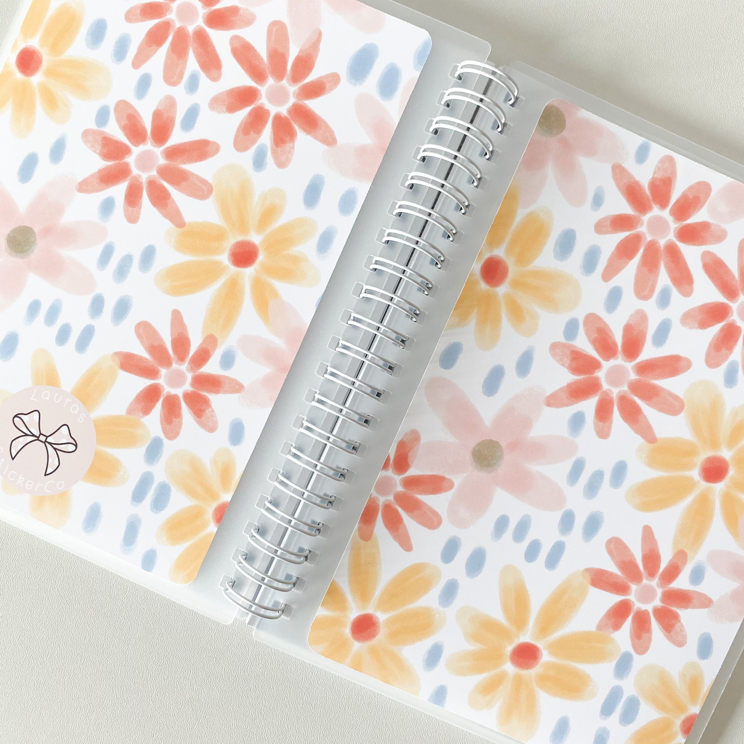 Reusable Sticker Album Reusable Sticker Book Floral 5 X Etsy