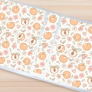 Sticker Storage Album | Peachy | 8 x 6 Sticker Album for Loose Sheets, Sticker Organizer