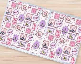 Sticker Storage Album | Romantasy book lover | 8 x 6 Sticker Album for Loose Sheets, Sticker Organizer