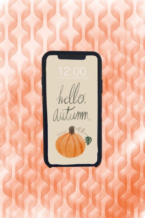 Hello Autumn Fall Pumpkin Phone Wallpaper for Iphone Instant - Etsy UK Hello Autumn Fall Pumpkin Phone Wallpaper for Iphone Instant - Etsy UK
