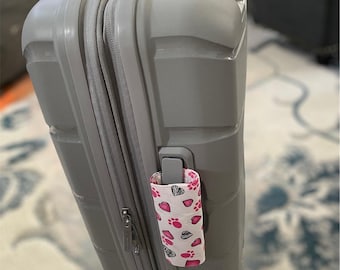 Luggage handle wraps, luggage handle covers, luggage unique handle covers, unique luggage handle wraps