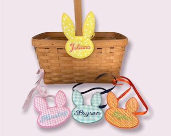 Easter Basket Tags, Personalized Easter Bunny Tag, Basket Tag, Easter Decor