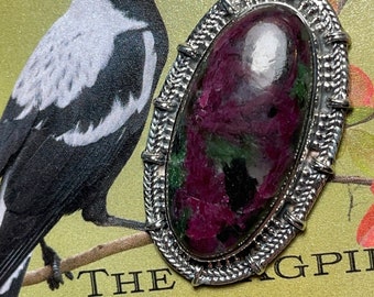 Ruby Zoisite Pendant