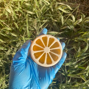 sweet orange essential oil soap bar