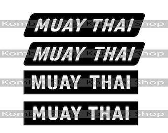 4-Pack Simple Muay Thai Kickboxing Vectors, digital file, cricut maker, cameo silhouette, decal maker, t-shirt design, vector
