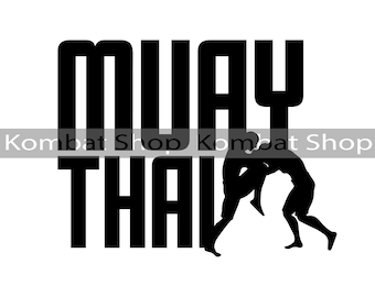 Muay Thai Kickboxing SVG, digital file, cricut maker, cameo silhouette, decal maker, t-shirt design, vector