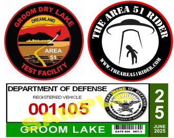 Area 51 - 3 Sticker Set