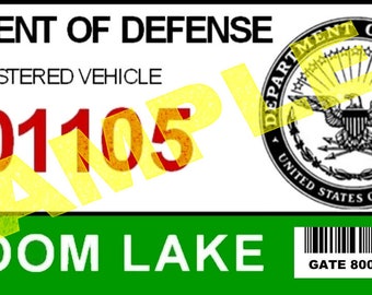 Official(?) "Area 51 Groom Lake Vehicle Pass" Sticker