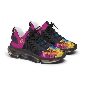 Colorful Women&#39;s Mesh Sneakers - Ideal for Fitness, Casual Wear, Unique Style, Athletic Events, Daily Comfort