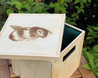 Custom Bee' Box (CD SIZE) Music Crate