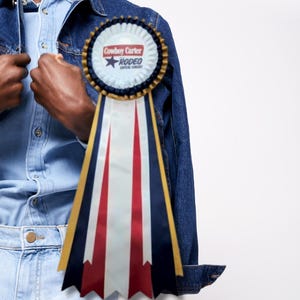 TEXAS SIZE Cowboy Carter Tour Outfit Nastro Bottone Accessorio MUM Fasce