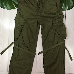 RARE Japanese Brand Multipocket Green Army Pants