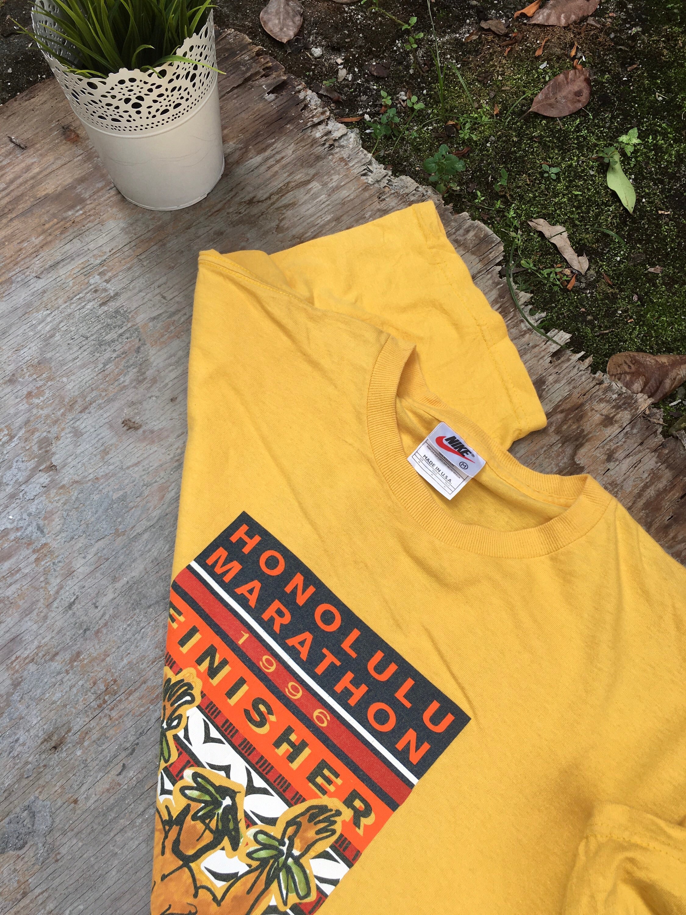 Vintage Shirt Nike Honolulu Marathon 1996 - Etsy
