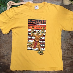 Vintage Shirt Nike Honolulu Marathon 1996