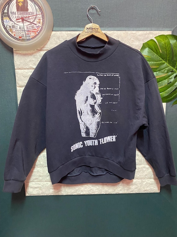 sweatshirt SONIC YOUTH Flower