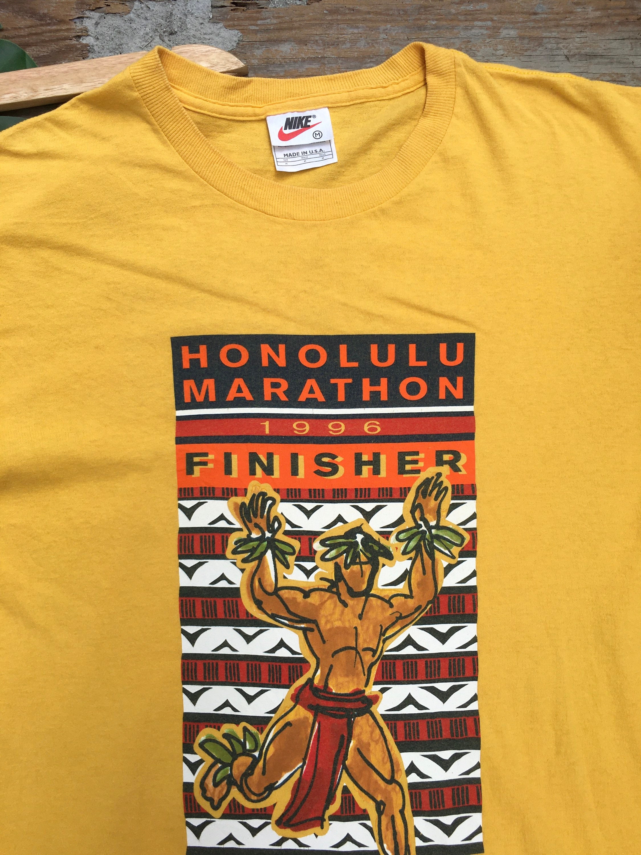 Vintage Shirt Nike Honolulu Marathon 1996 - Etsy