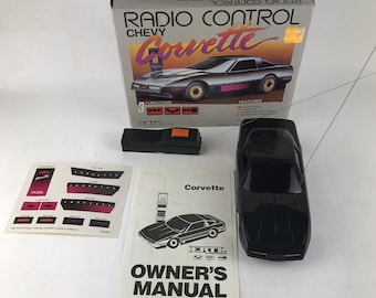 Ertl Radio Control Chevy Corvette Vintage anni '80 RARE