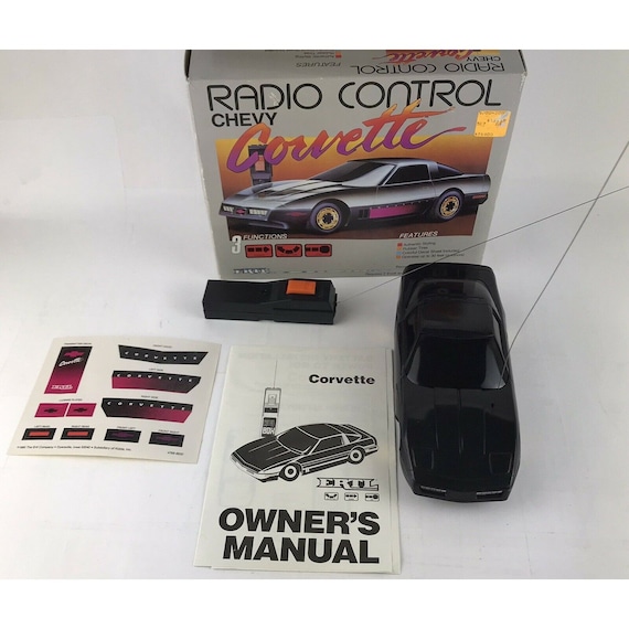 Ertl Radio Control Chevy Corvette Vintage 1980s RARE Etsy