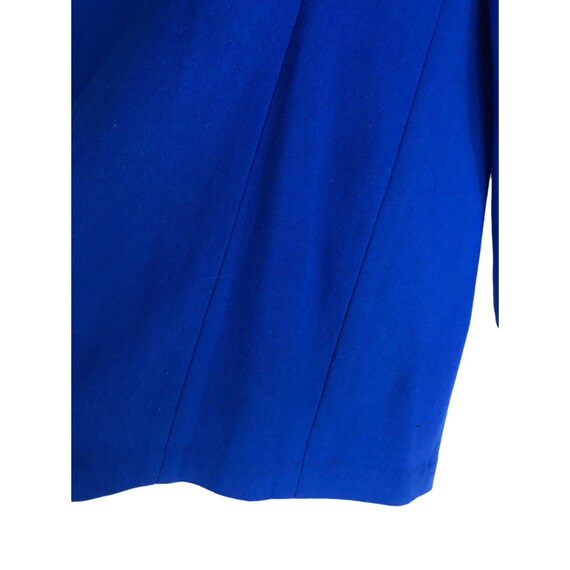 ECCOCI Jacket Womens Size 6 Blue Wool Blend Car C… - image 9