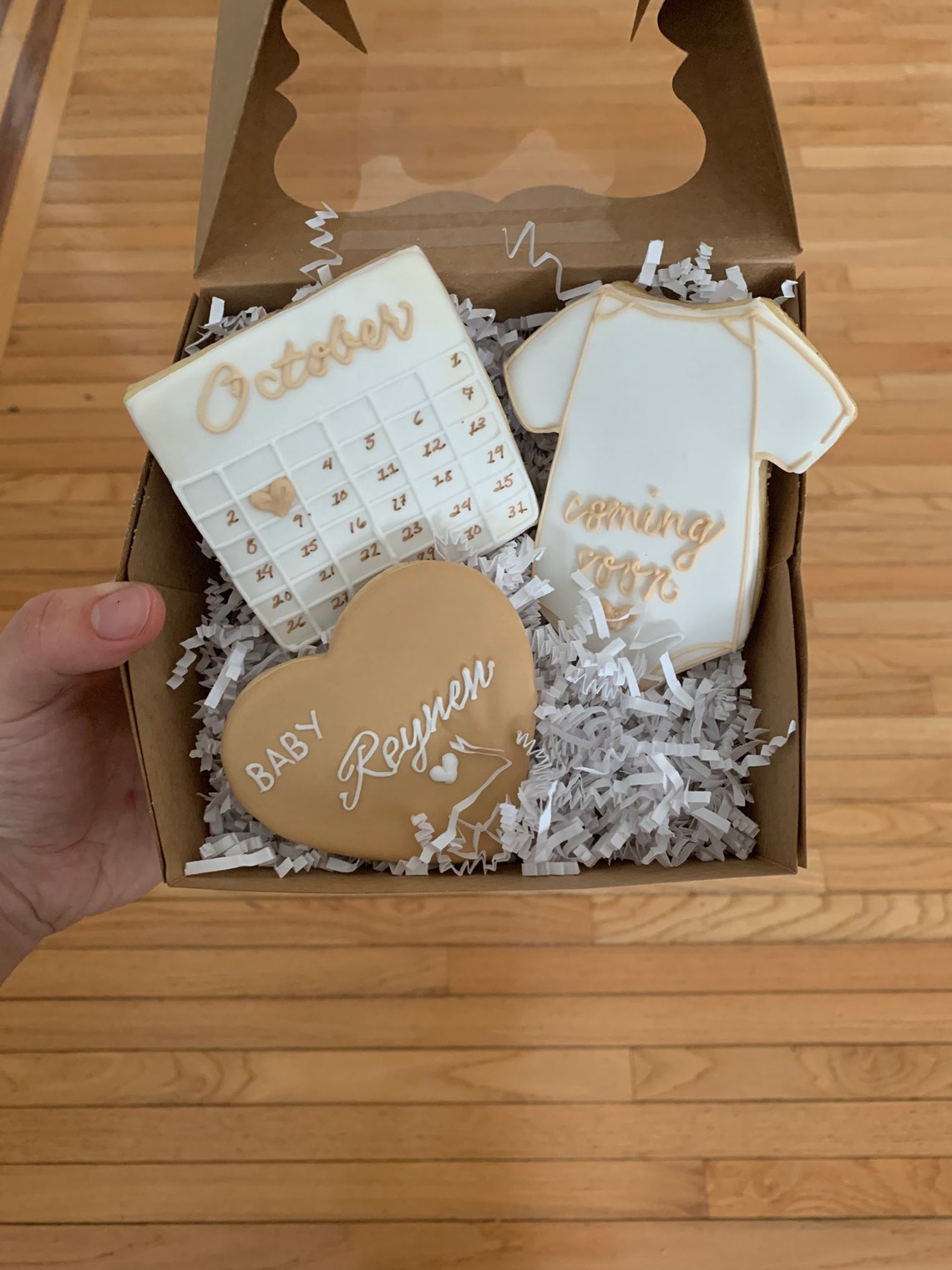 Pregnancy Announcement Cookies Etsy