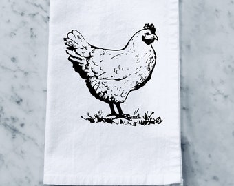 Chicken Tea Towel