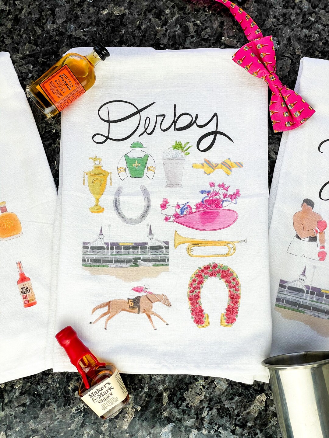 Kentucky Derby Tea Towel Etsy