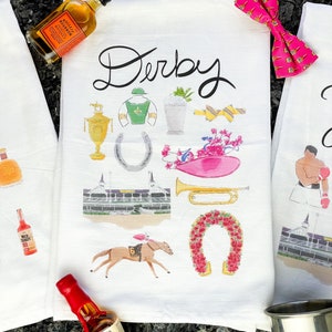 Kentucky Derby Tea towel