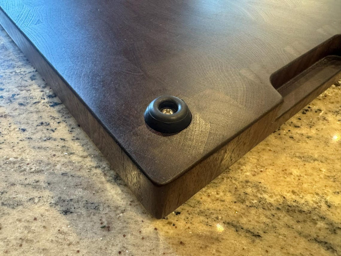 Customizable Endgrain Walnut Cutting Board With Personalized Maple ...