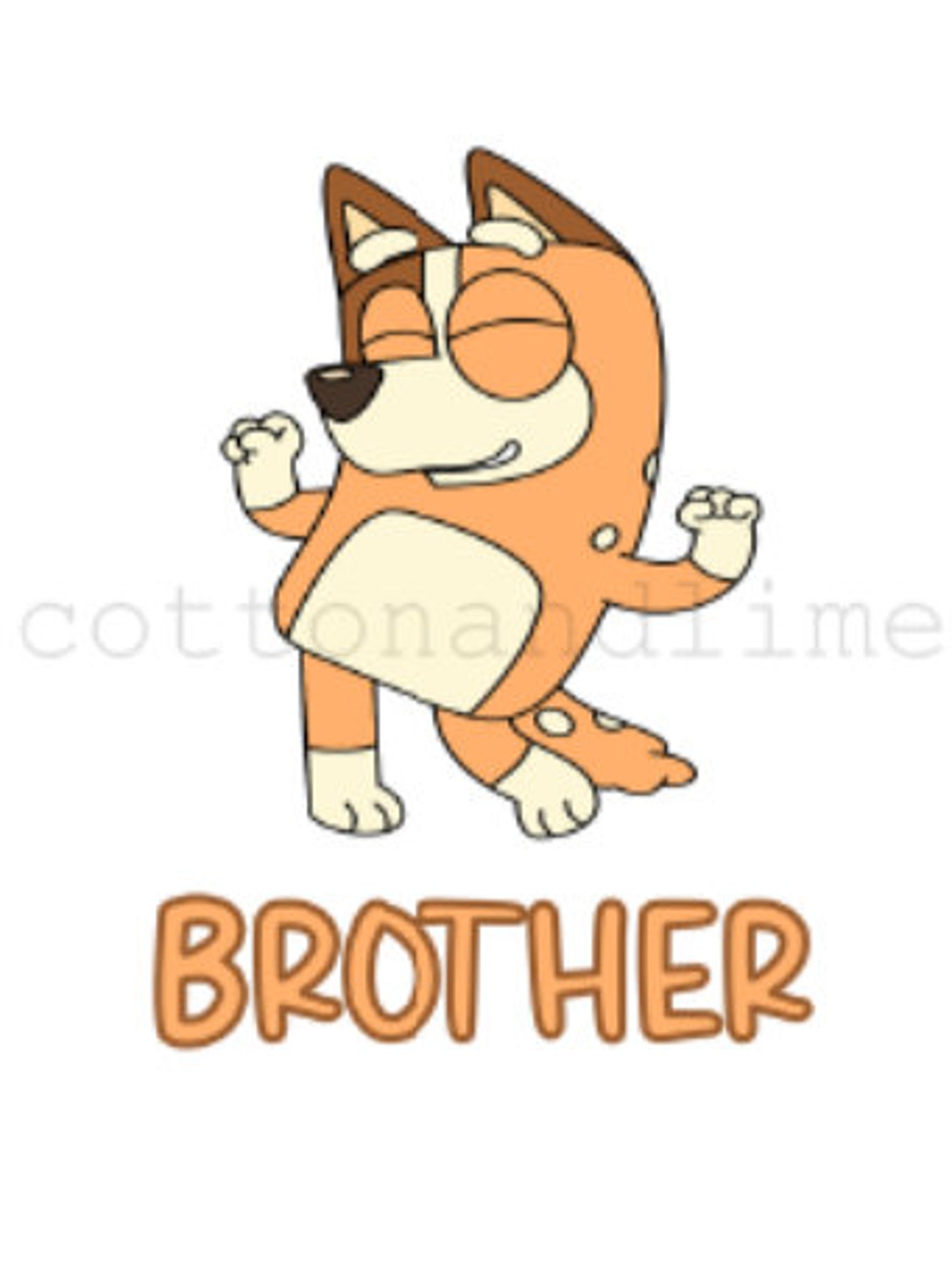 BINGO BROTHER Bingo und Bluey Bluey Charaktere Druckfertige Etsy