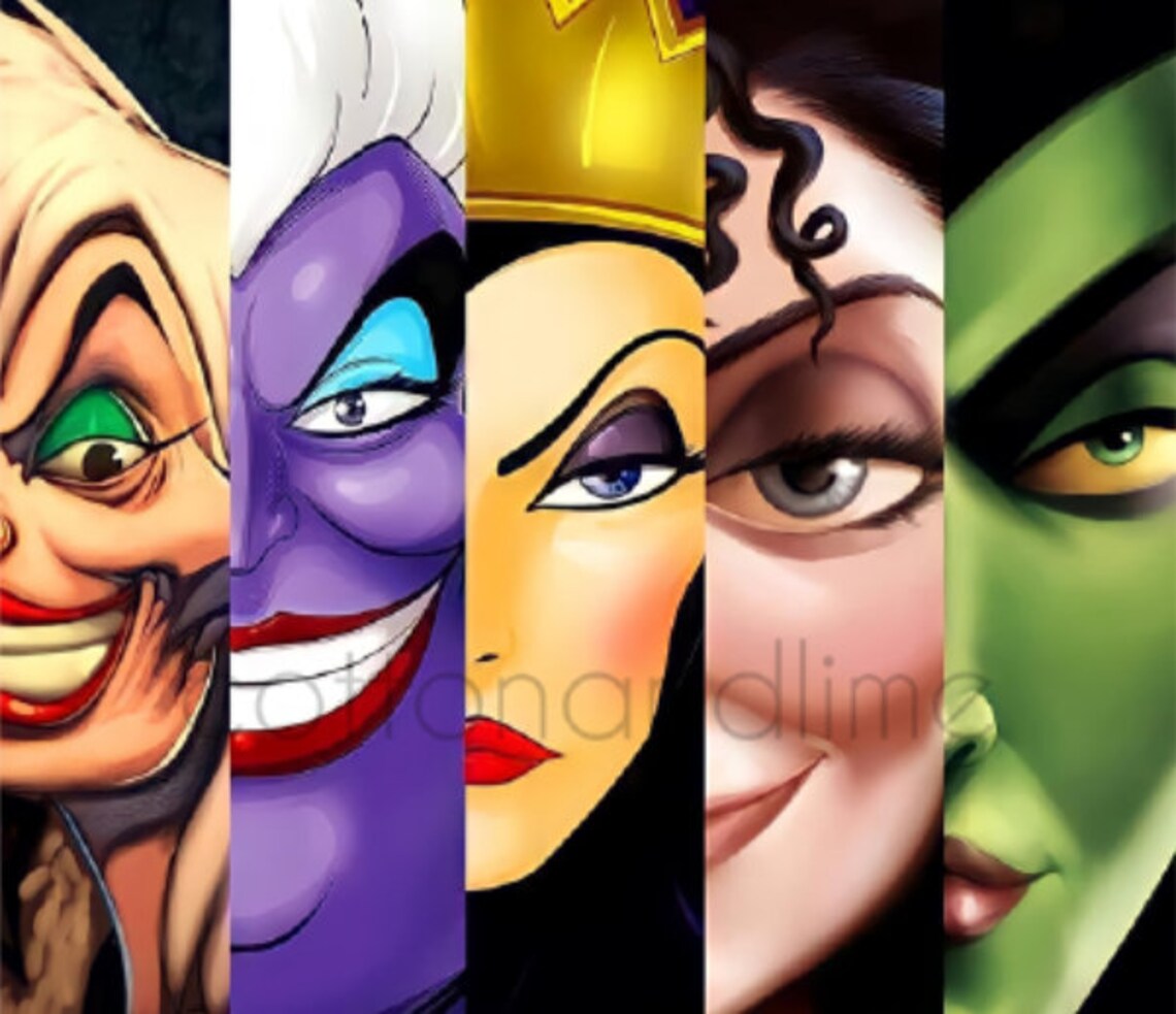 Disney Villains Sublimation Transfer für 20oz Straight Skinny | Etsy