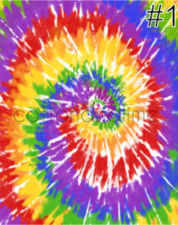 Tie Dye FULL SHEET Sublimation Transfer/ Seven Options/ Full Etsy