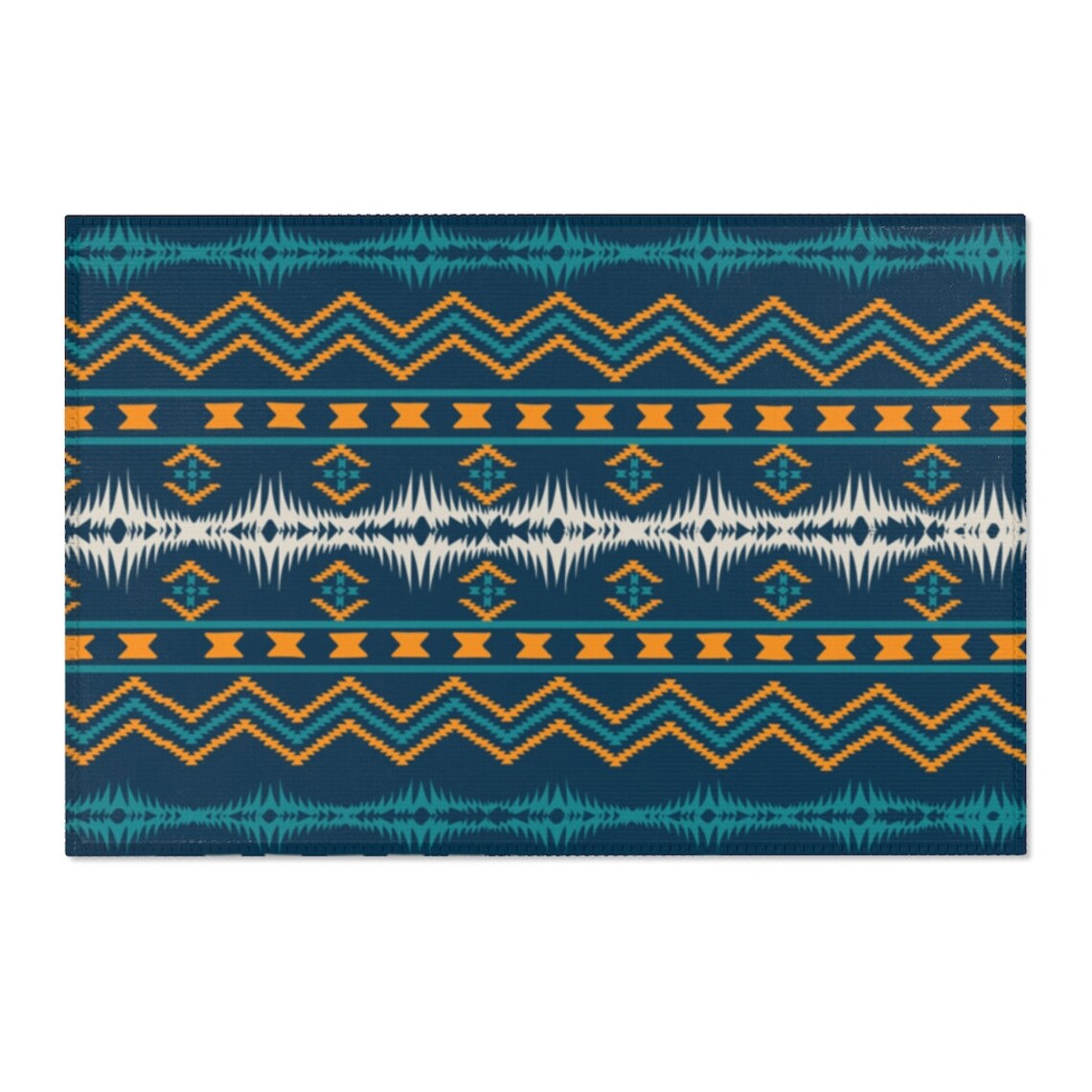 Western Pendleton Style Print Area Rug Southwest Style Rug Etsy