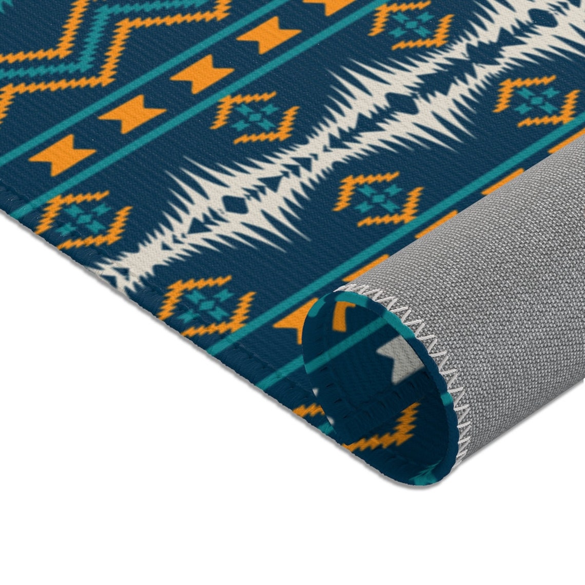 Western Pendleton Style Print Area Rug Southwest Style Rug Etsy