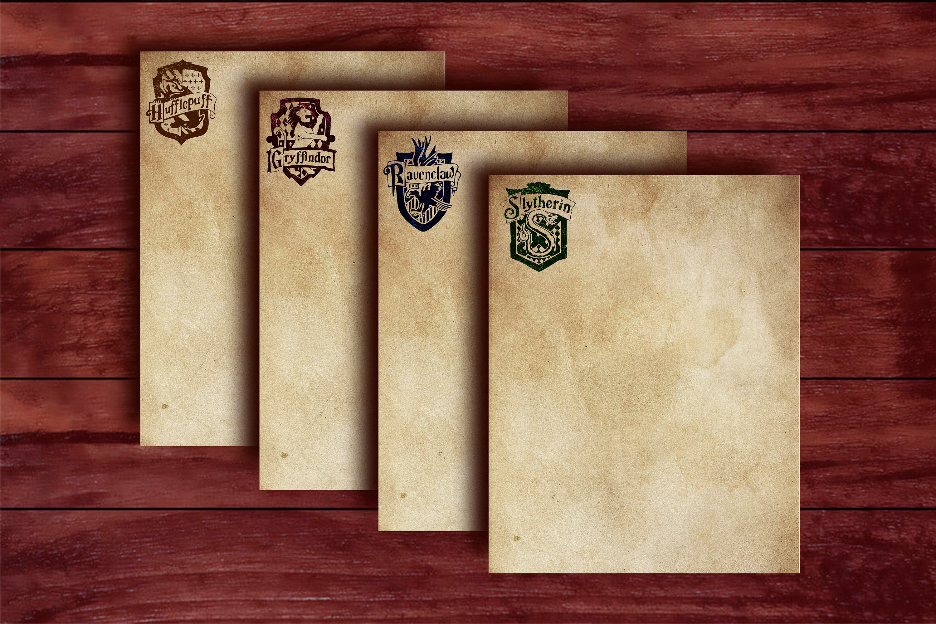 Hogwarts Printable Stationary/Lined and Unlined/Printable Etsy