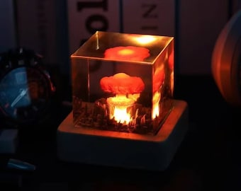 Explosionsbombe Harzlampe Atomic Bomb Resin Nachtlicht Sturmwolke Lampe Wohnkultur Geschenke