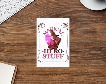 Carte postale standard Trucs magiques pour héros Magic Magic