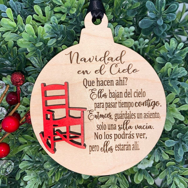 Memorial Ornament in Spanish Etsy