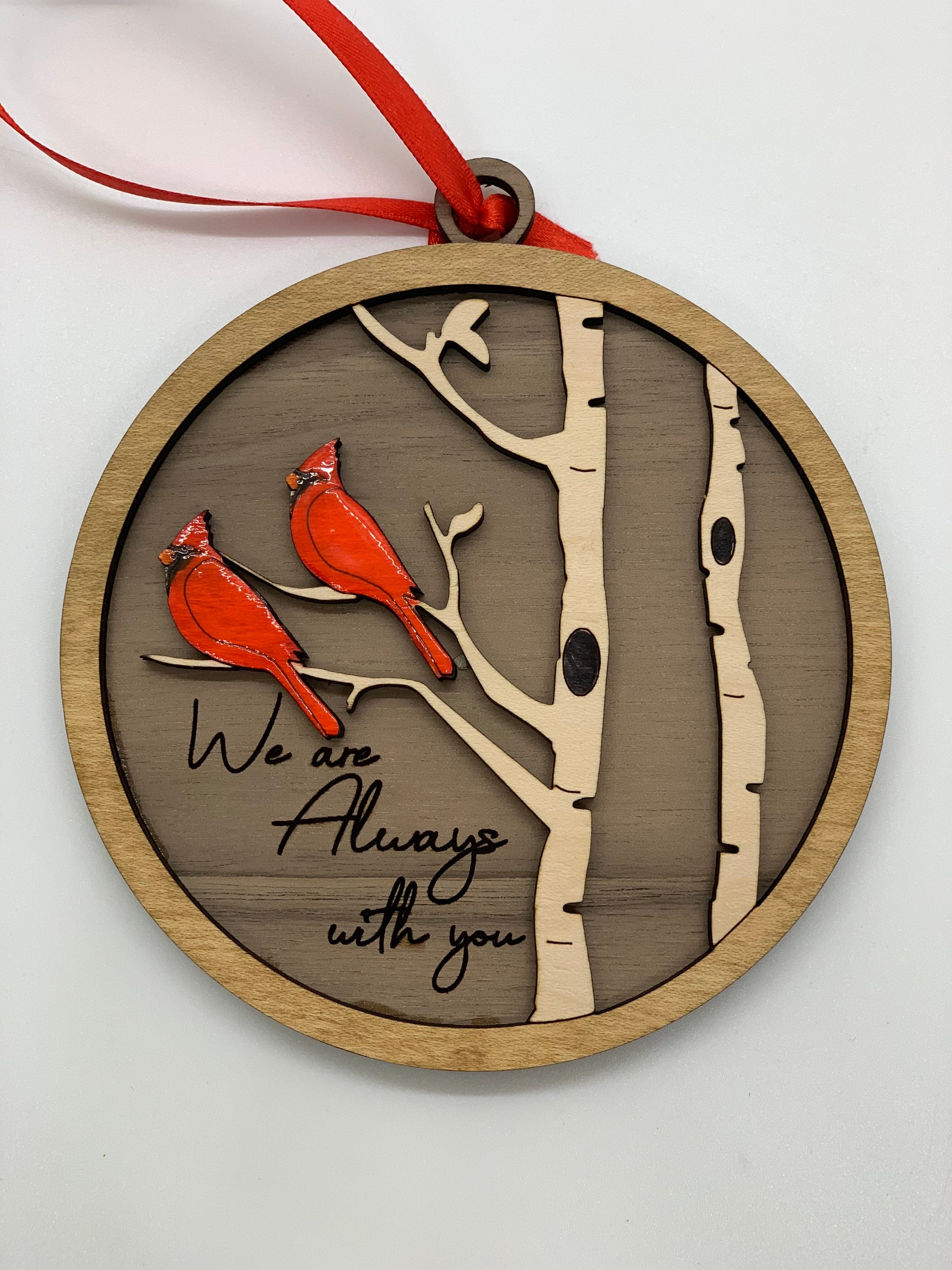 Cardinal Ornament Memorial Ornament In Memory of Ornament Etsy
