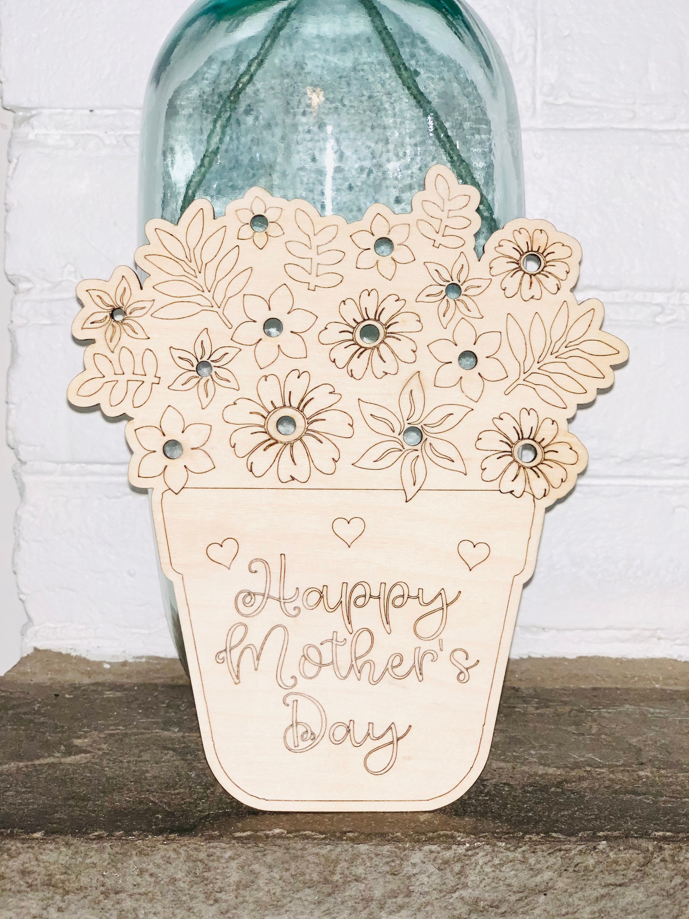 Gift for Mom/Hand Picked Flower Holder/Mothers Day Gift from Etsy