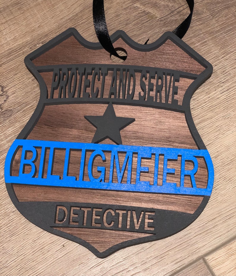 Police Gifts Law Enforcement Officer Signs LEO Gifts Thin Etsy