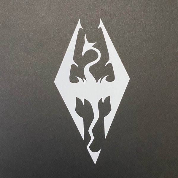 Skyrim Logo Vinyl Decal Sticker, The Elder Srolls