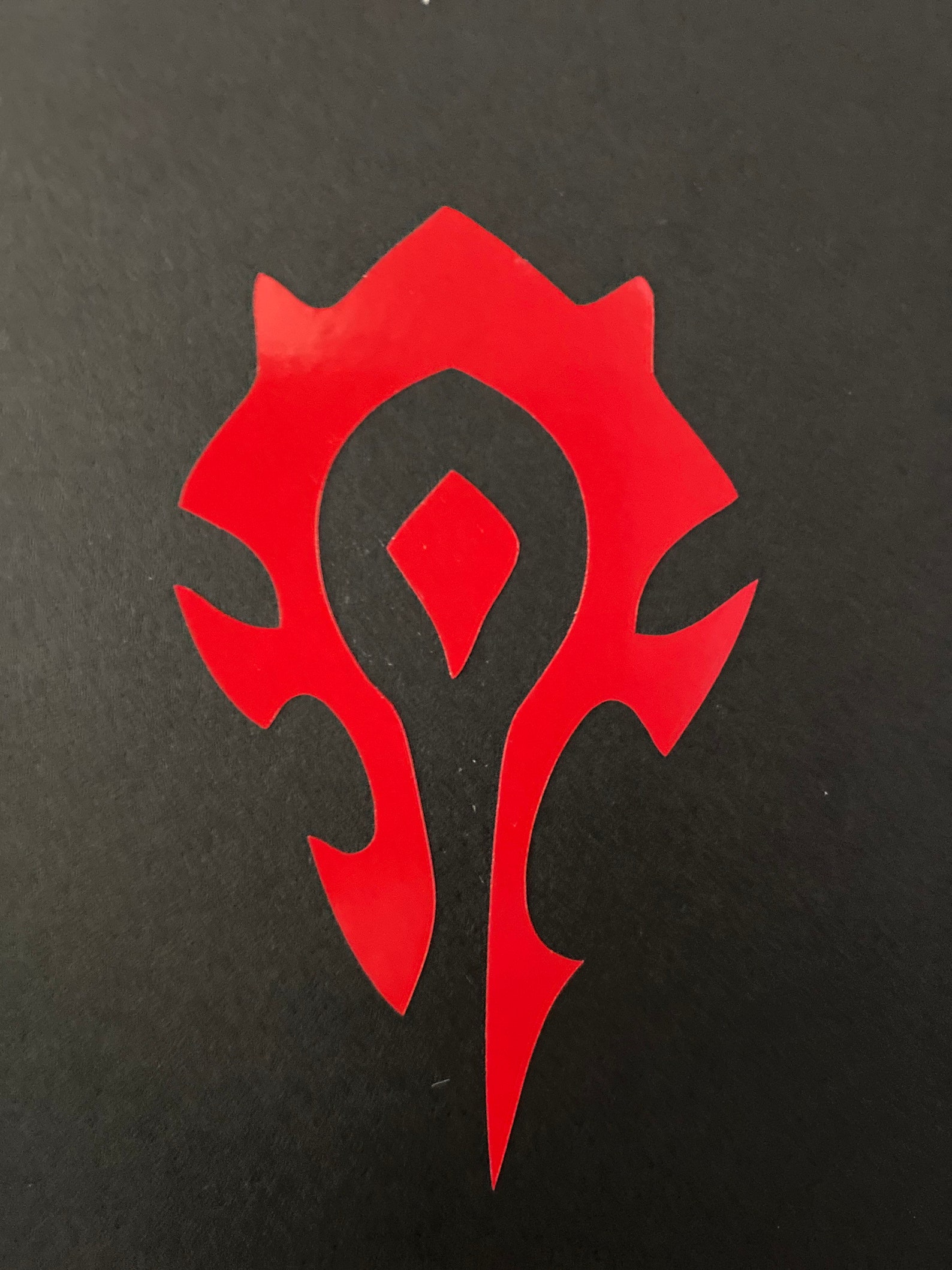 World of Warcraft Horde Vinyl Decal Sticker Art LOK'TAR Etsy Canada