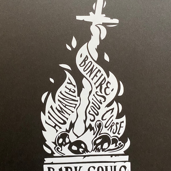 Dark Souls bonfire Vinyl Sticker