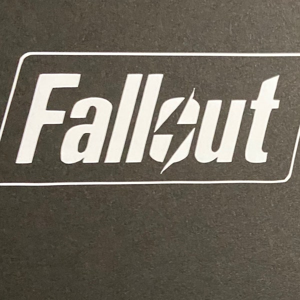 Fallout Logo Vinyl Sticker Decal