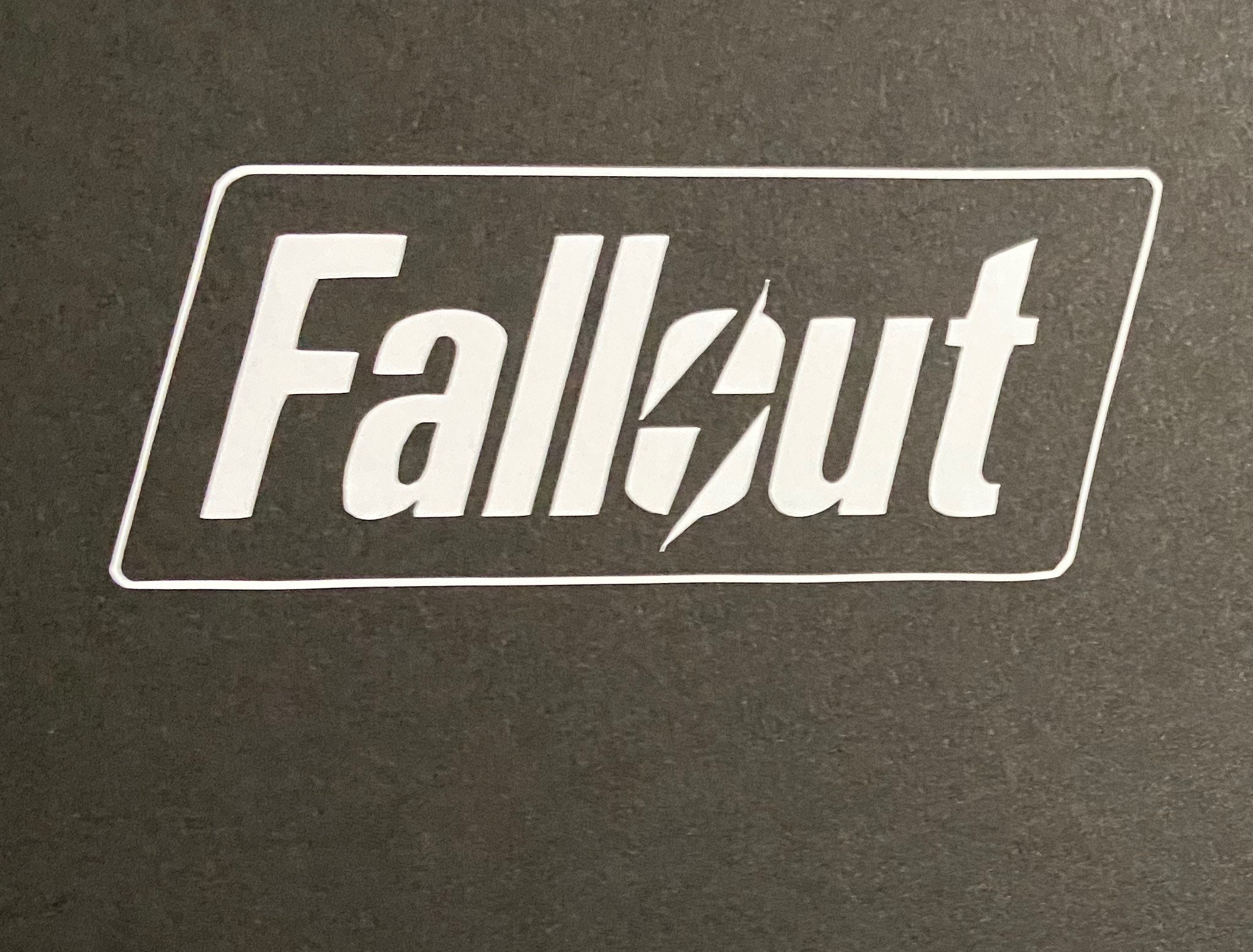 Fallout Logo Vinyl Sticker Decal - Etsy